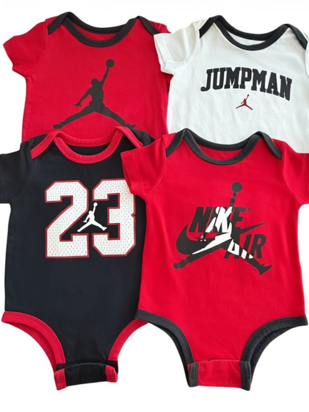 Air Jordan Nike 4-Pack One-Piece Bodysuits